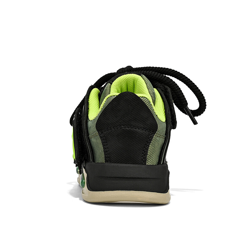Кроссовки Snoopy Kids Lifestyle Shoes Kids Low-top Black/green, хаки — фото 4