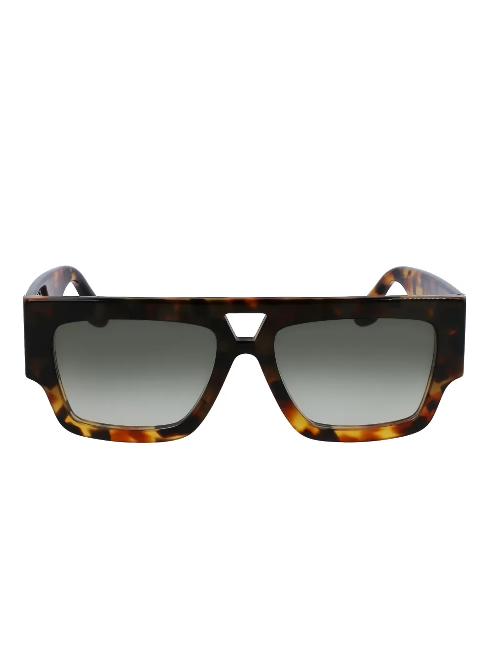 

Солнцезащитные очки в квадратной оправе Victoria Beckham Eyewear, коричневый