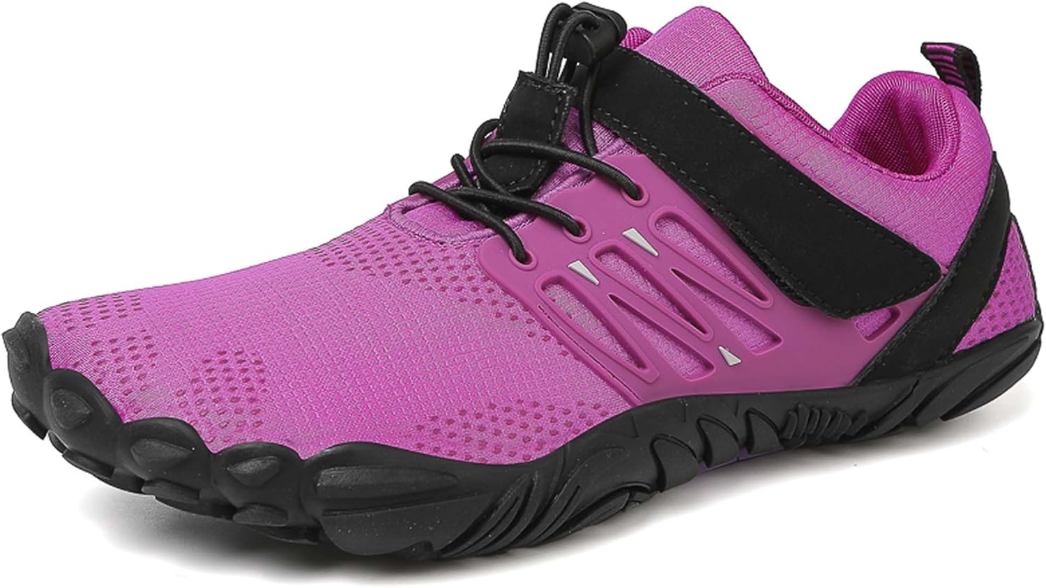 

Мужские и женские водонепроницаемые быстросохнущие обувь Нескользящие походные и альпинистские туфли Дышащие мягкой подошвой фитнес-танцевальная обувь Легкая спортивная повседневная обувь Duagl, фиолетовый