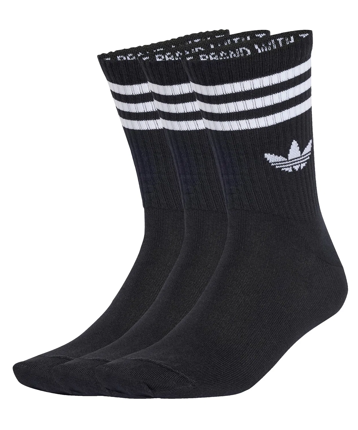 Носки 3 пары Adidas 3S Crew S 3P, черный