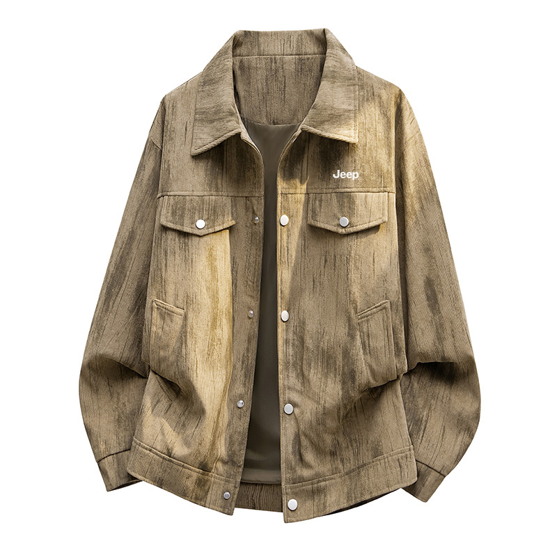 

Куртка Unisex Lapel Moderate Jeep, coffee