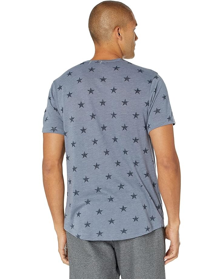 

Футболка Alternative Eco Shirttail Tee, цвет Laguna Blue Antique Stars