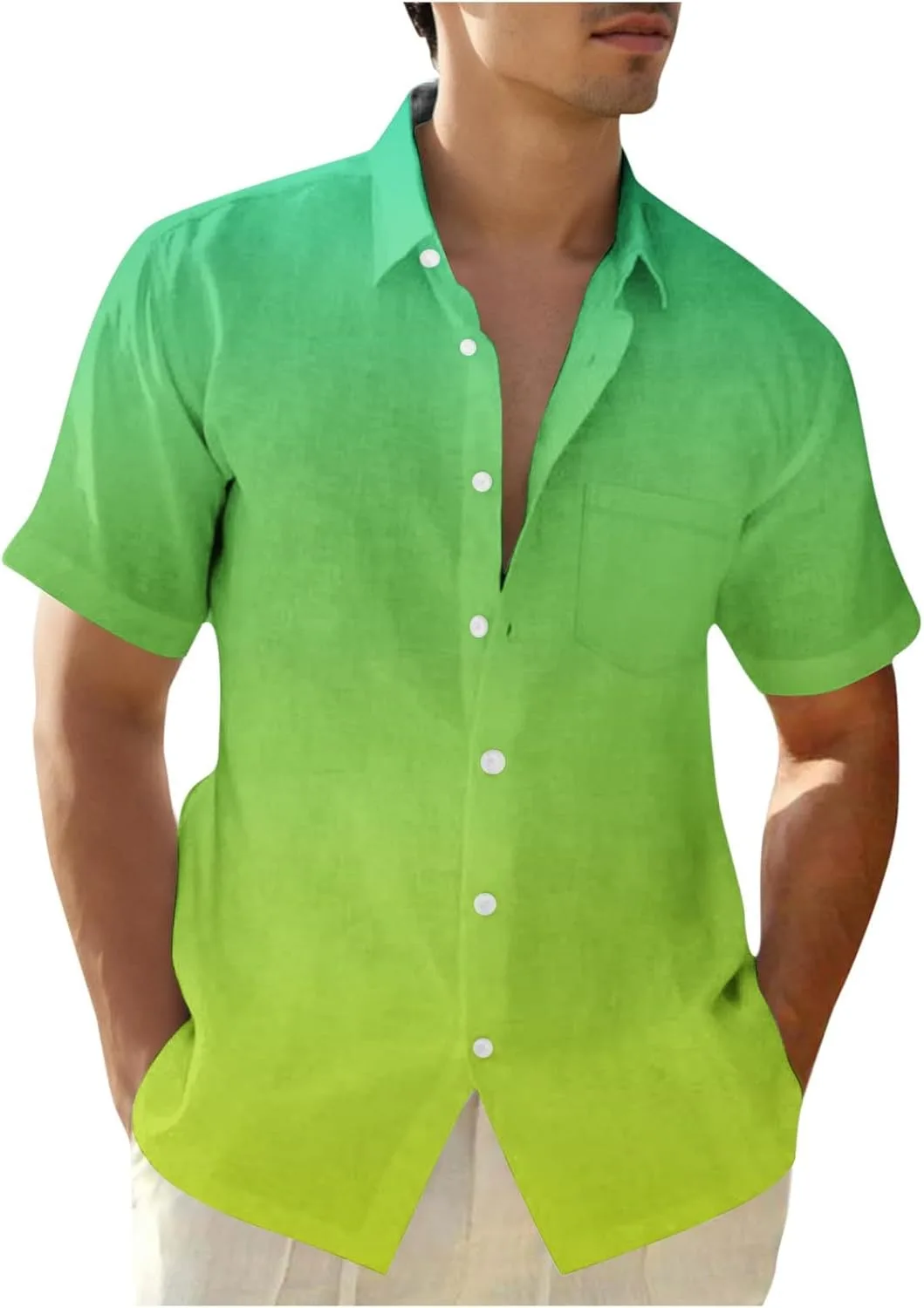 

Мужская рубашка Big and Tall с коротким рукавом в гавайском стиле