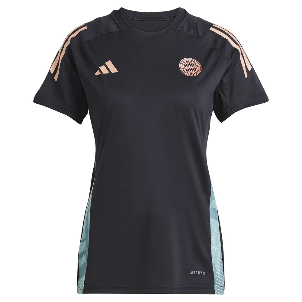 Футболка с коротким рукавом adidas FC Bayern 24/25 Tiro training Woman, черный — фото 3