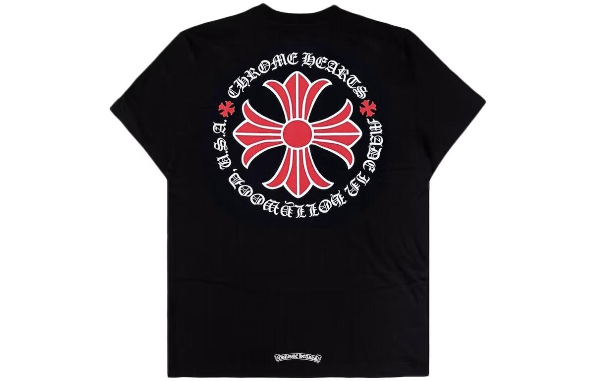 

Футболка унисекс черная Chrome Hearts, черный