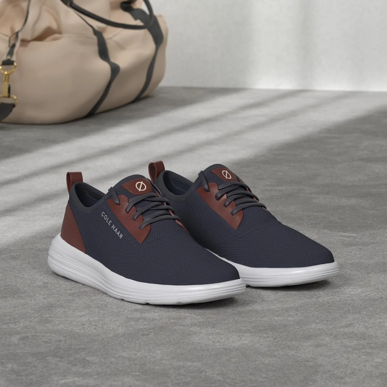 Мужские вязаные кроссовки Cole Haan Grandsport Journey, синий/темно-синий/белый — фото 3