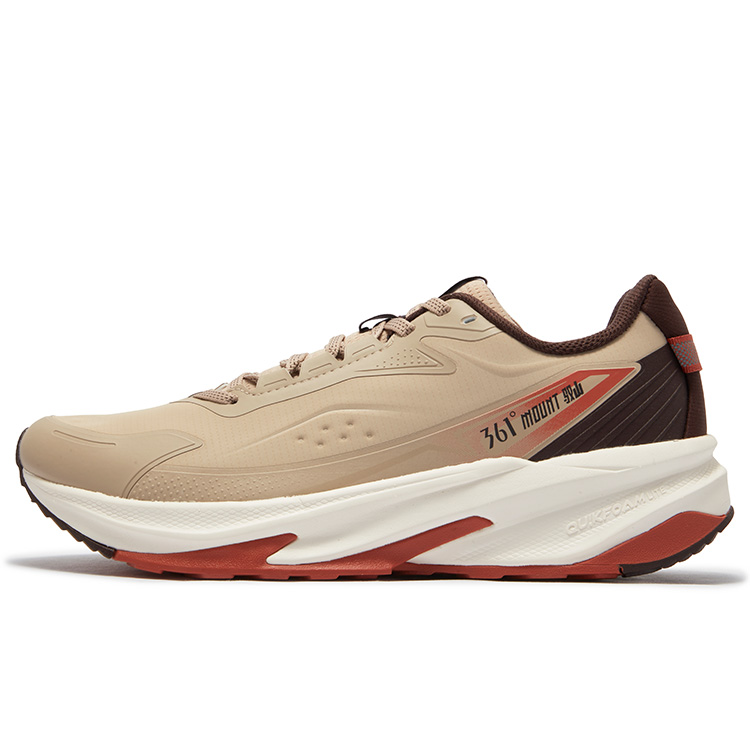 

361° Кроссовки для бега с низким верхом, устойчивые к истиранию, водонепроницаемые, мужские, коричневые, белые