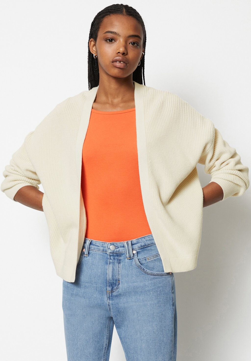 

Кардиган OPEN FRONT Marc O'Polo DENIM, цвет white blush
