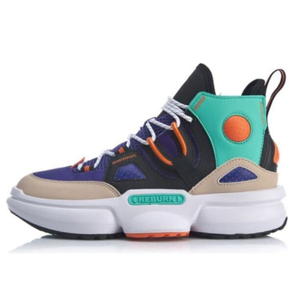 

Кроссовки (WMNS) Li-Ning Reburn 2.0 EZ-Fit 'White Blue', синий