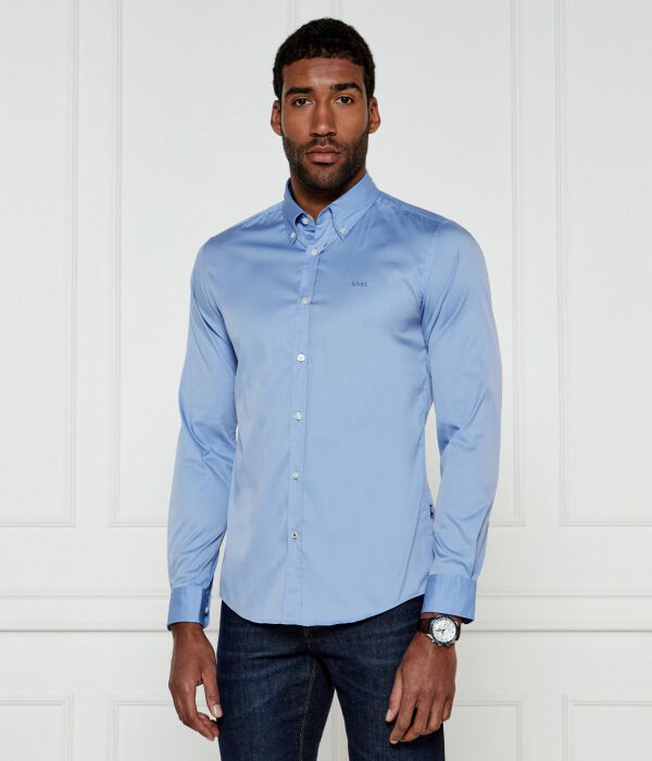 

Рубашка h-roan-bd-e-c1-243 Slim fit Boss, синий