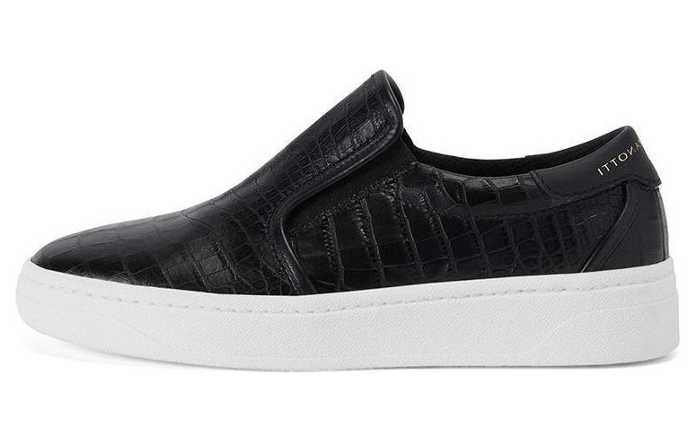 Кроссовки GZ94 с тиснением под крокодила женские Giuseppe Zanotti, Black