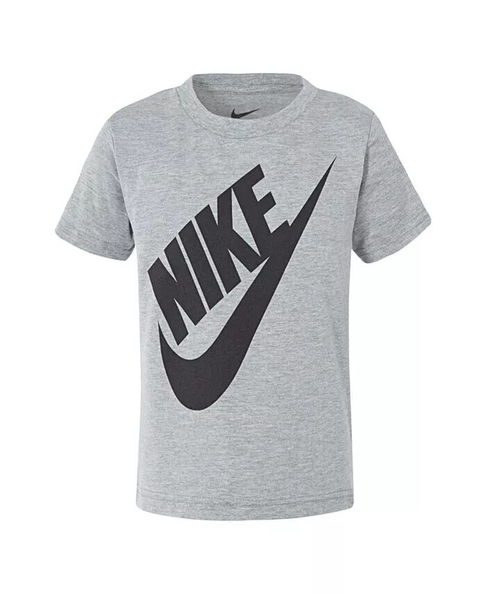 

Футболка с короткими рукавами Little Boys Jumbo Futura Nike, серый