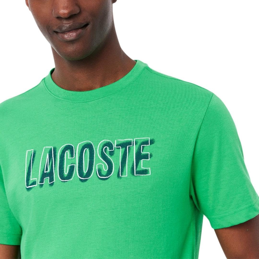 Футболка Lacoste Ultra Dry, мужская, ярко-зеленый — фото 2