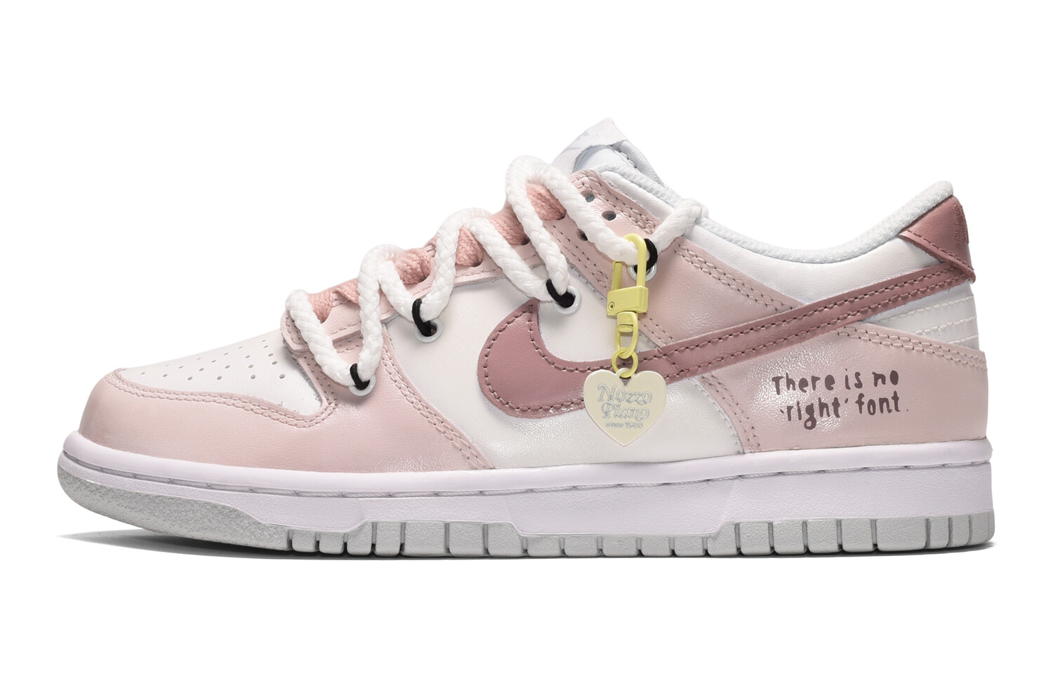 

Кроссовки Nike Dunk Skateboard Shoes Women's Low-Top Pink White