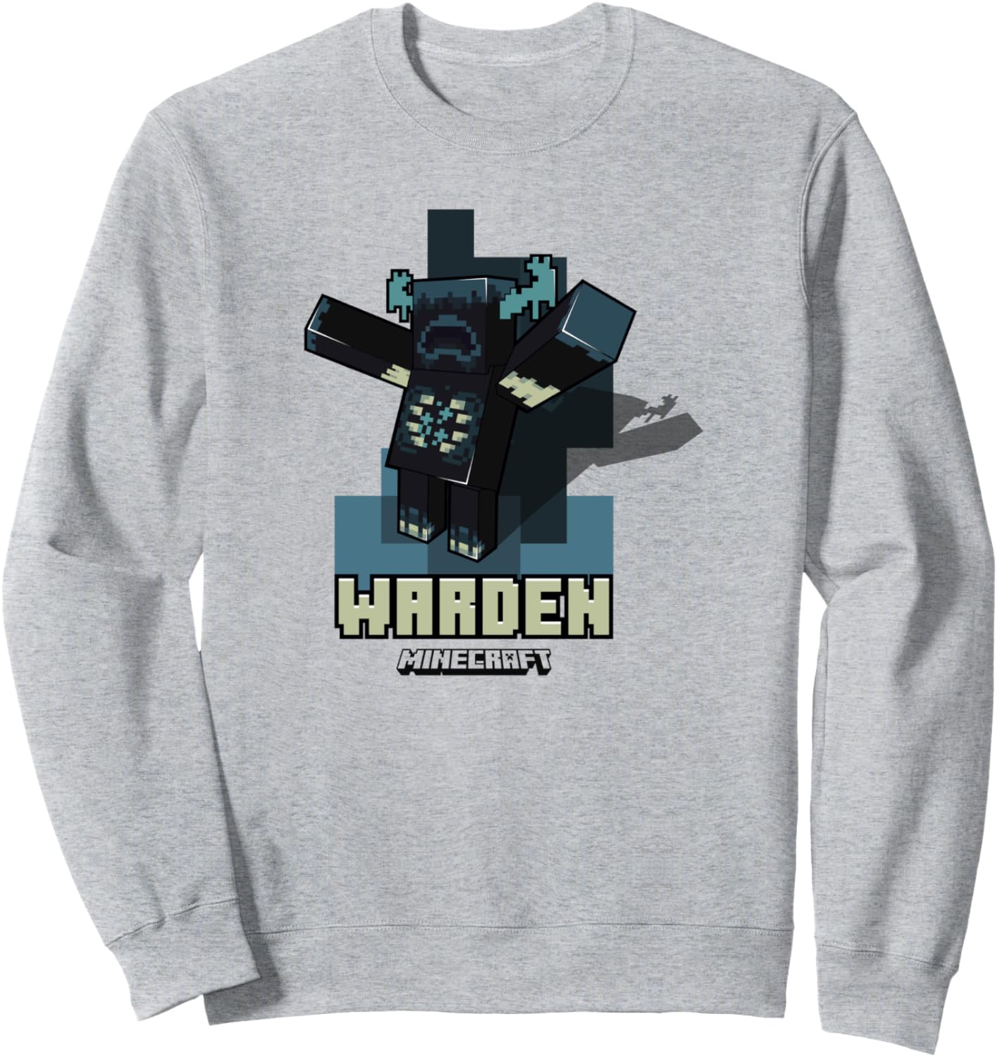 

Толстовка Minecraft Sculk Shriekers Hostile Mob Warden Shadows, синяя