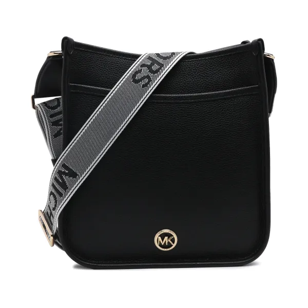 

Кожаная сумка через плечо Michael Kors, черный