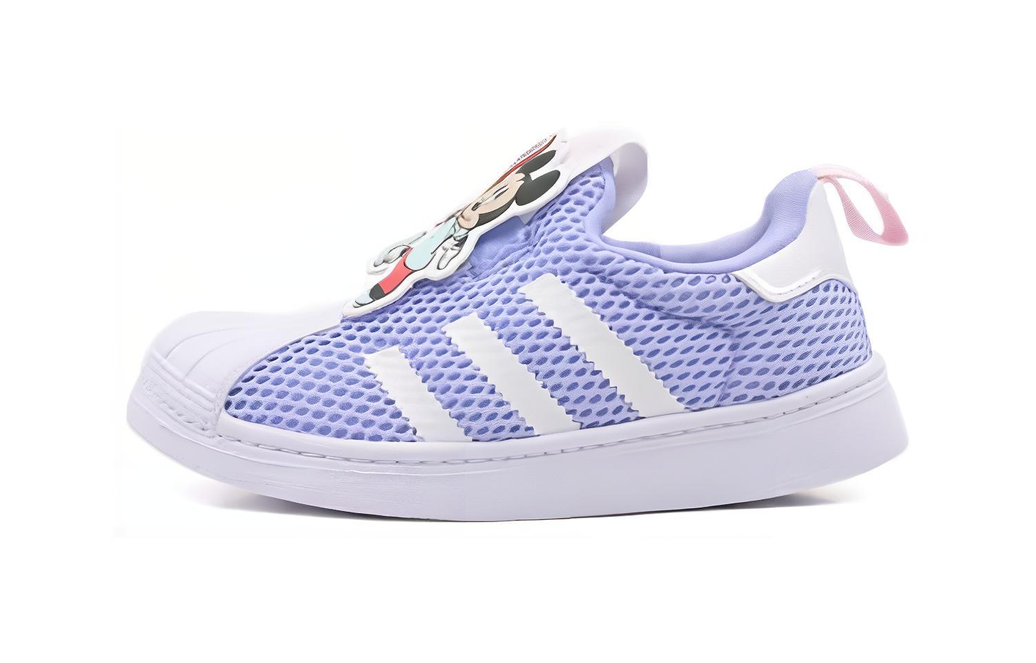

Детские кроссовки для скейтбординга SUPERSTAR 360 (дошкольные) Adidas Originals, синий/белый