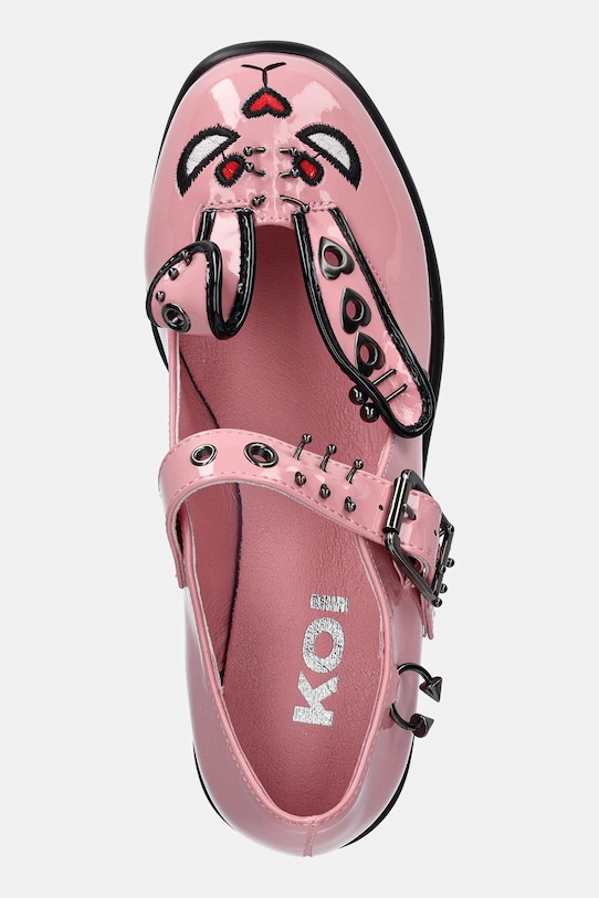 Туфли Tira Pink Mary Janes Death Raver Bunny Koi Footwear, розовый — фото 4