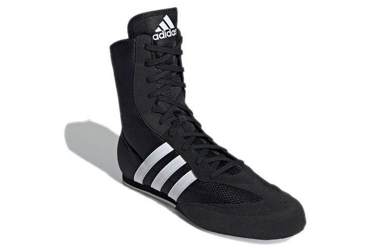 Кроссовки Box Hog 2.0 унисекс с высоким верхом Carbon Black/white Adidas — фото 3