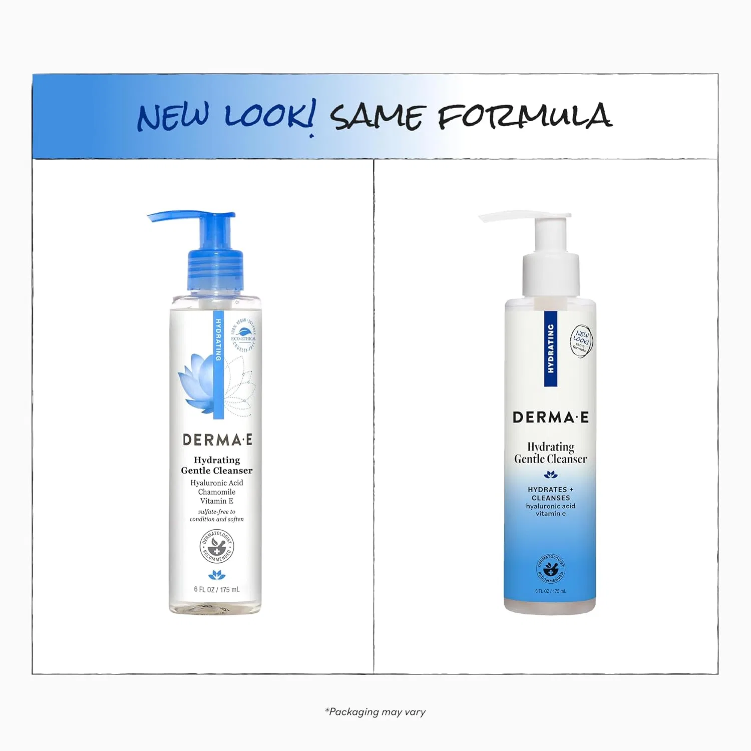 Увлажняющее очищающее средство Derma E Natural Bodycare Hyaluronic 177 мл Derma E — фото 4