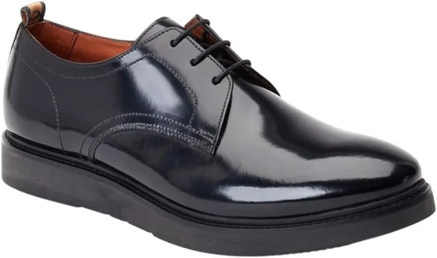 Мужские кожаные туфли-дерби Base London Roly, Black