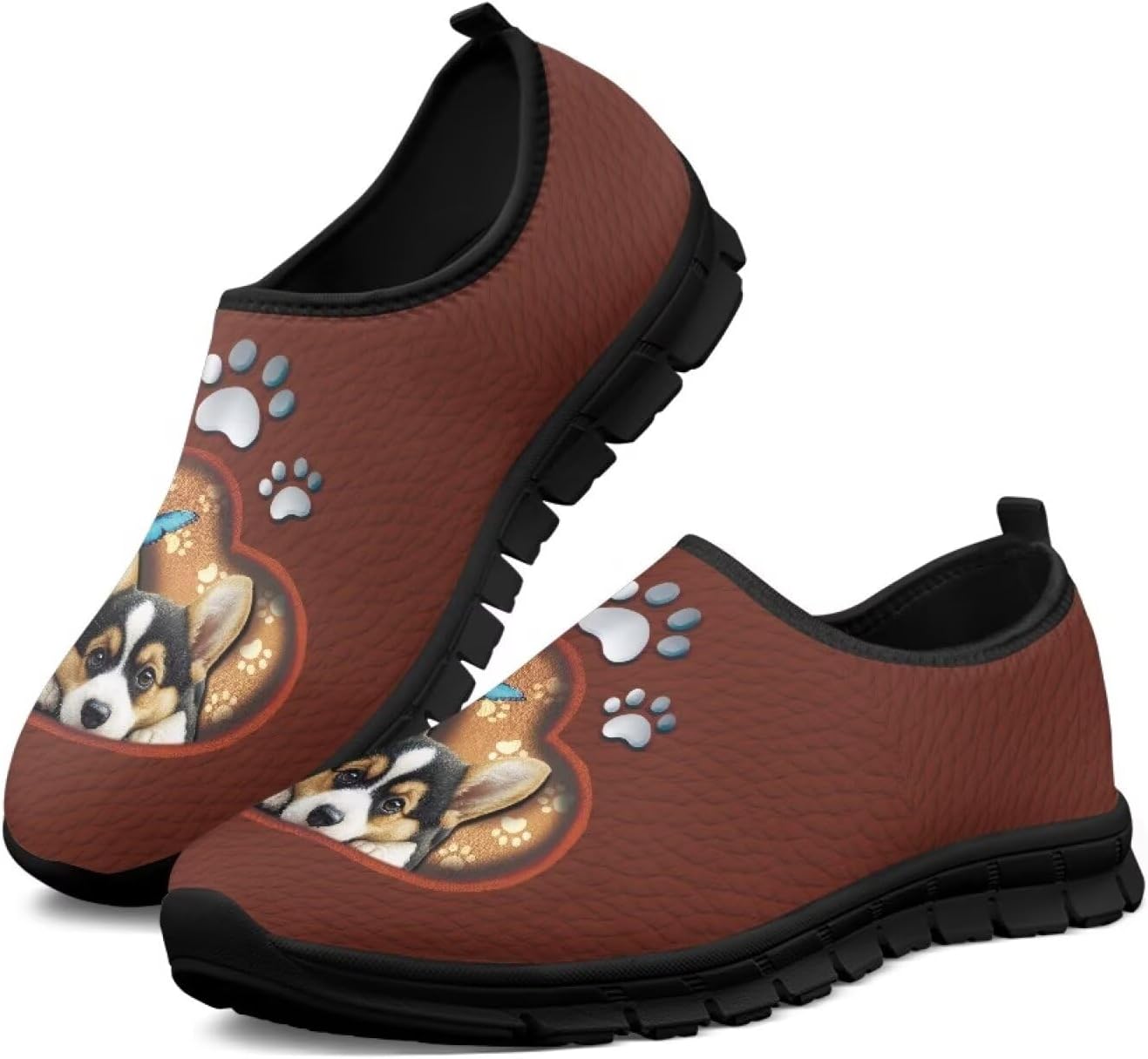 

Мужские кроссовки Hresuewn, мягкие и комфортные, спортивная обувь, дышащие, для ходьбы, тенниса и бега, модный принт, Dog Pattern