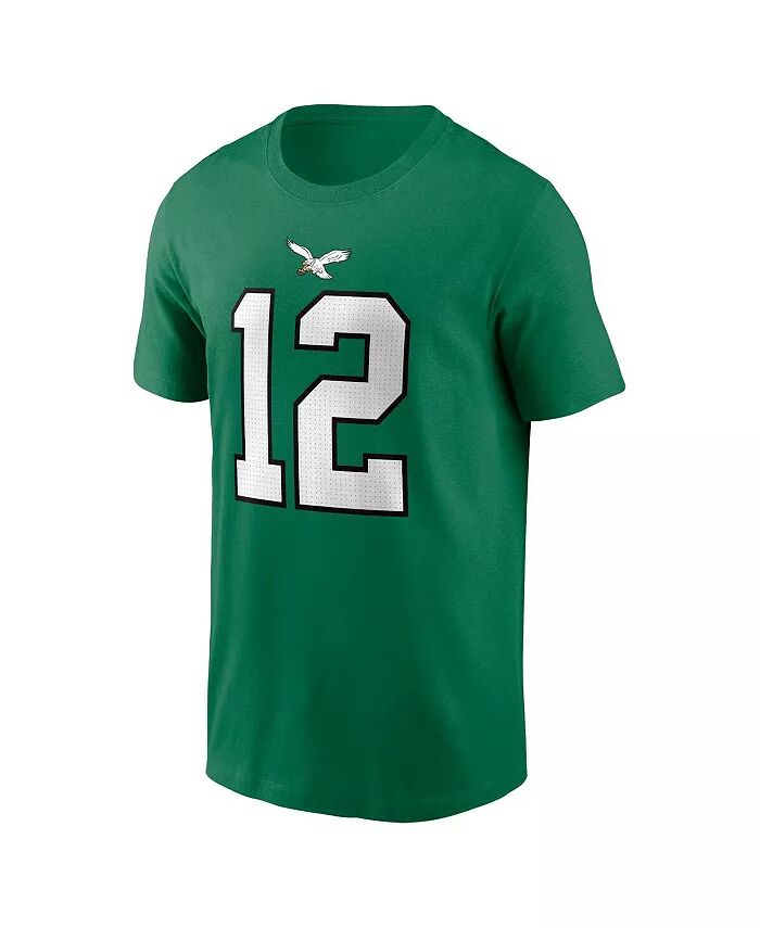 Мужская футболка с именем игрока и номером Randall Cunningham Kelly Green Philadelphia Eagles Nike — фото 2