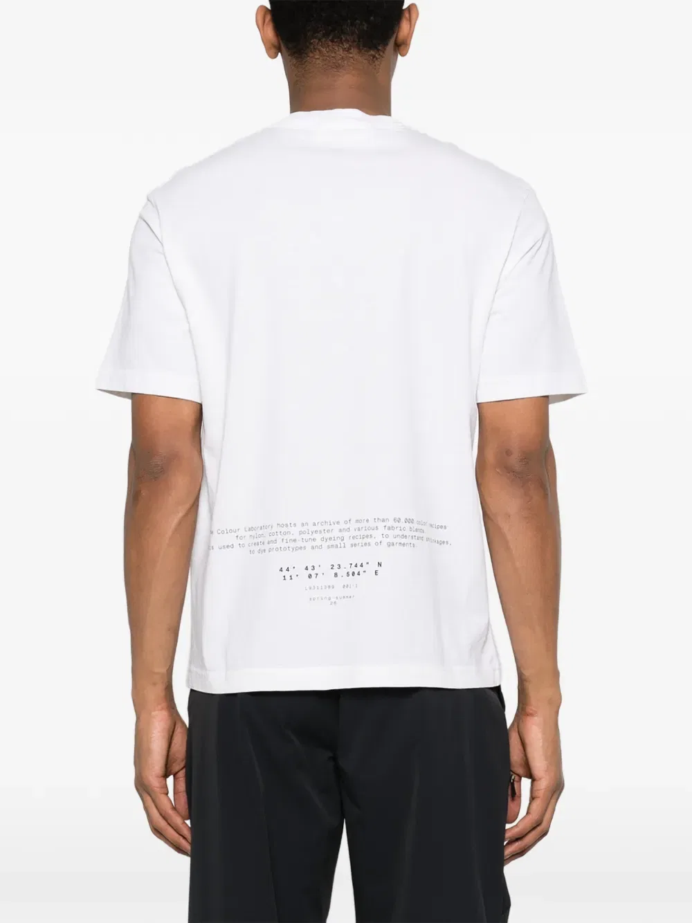 Футболка из органического хлопка Stone Island, белый — фото 4
