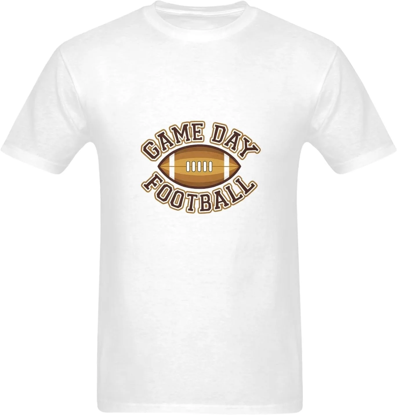 

Футболка мужская с принтом Football Graphic, короткий рукав, цвет Brown PURRINI