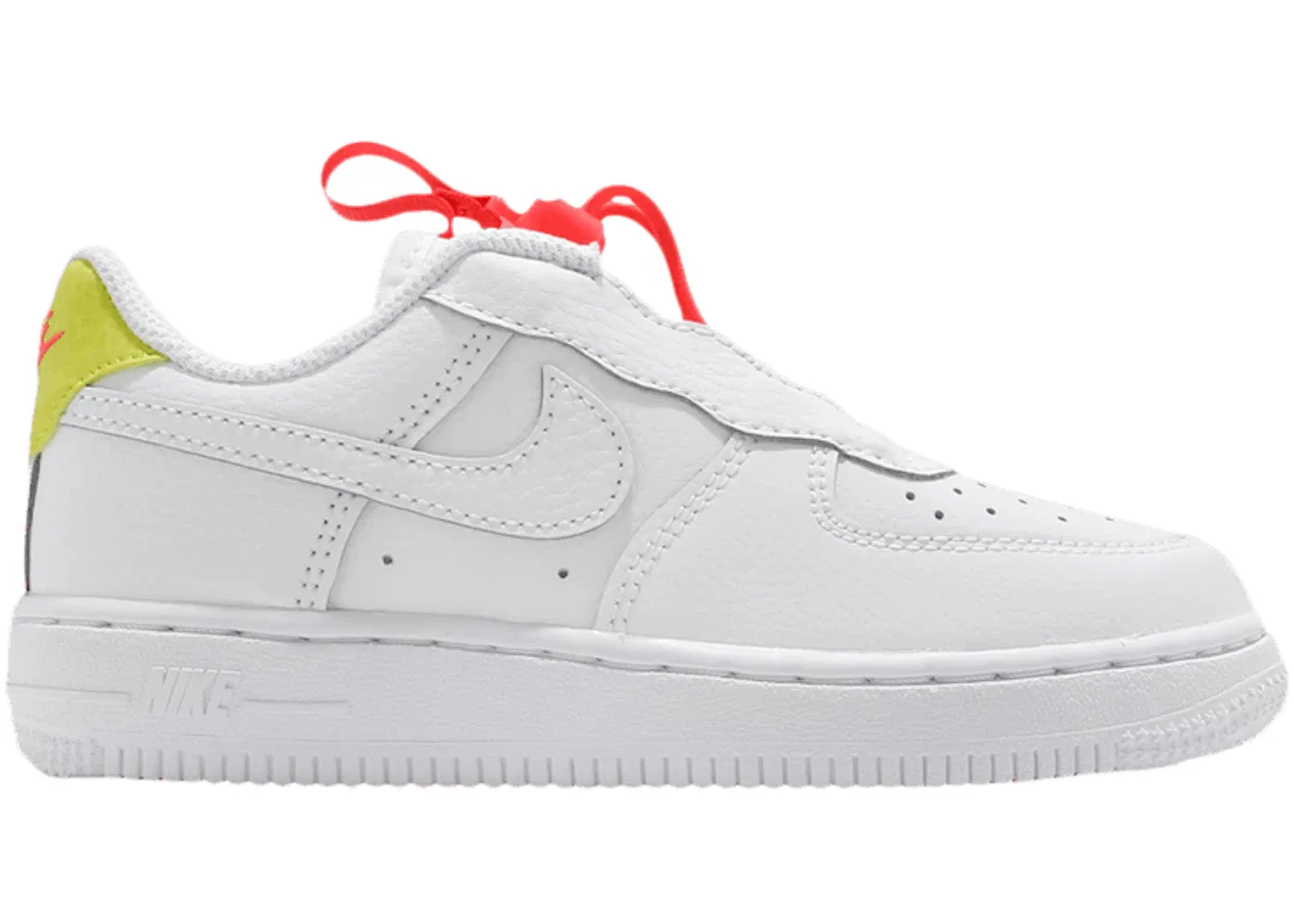 Детские кроссовки Lifestyle Nike Force 1 Toggle Nike, White Bright Crimson High Voltage White