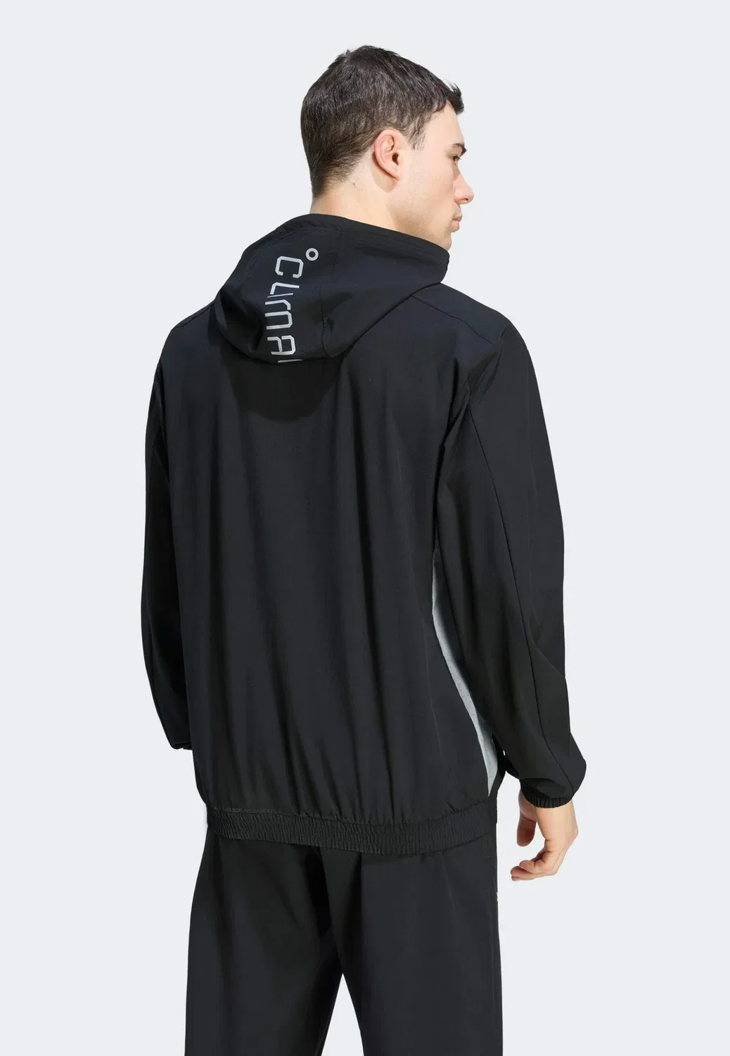 Спортивная куртка из софтшелла с цветовыми блоками в стиле Tech Apparel Adidas Performance, Black Halo Silver — фото 2