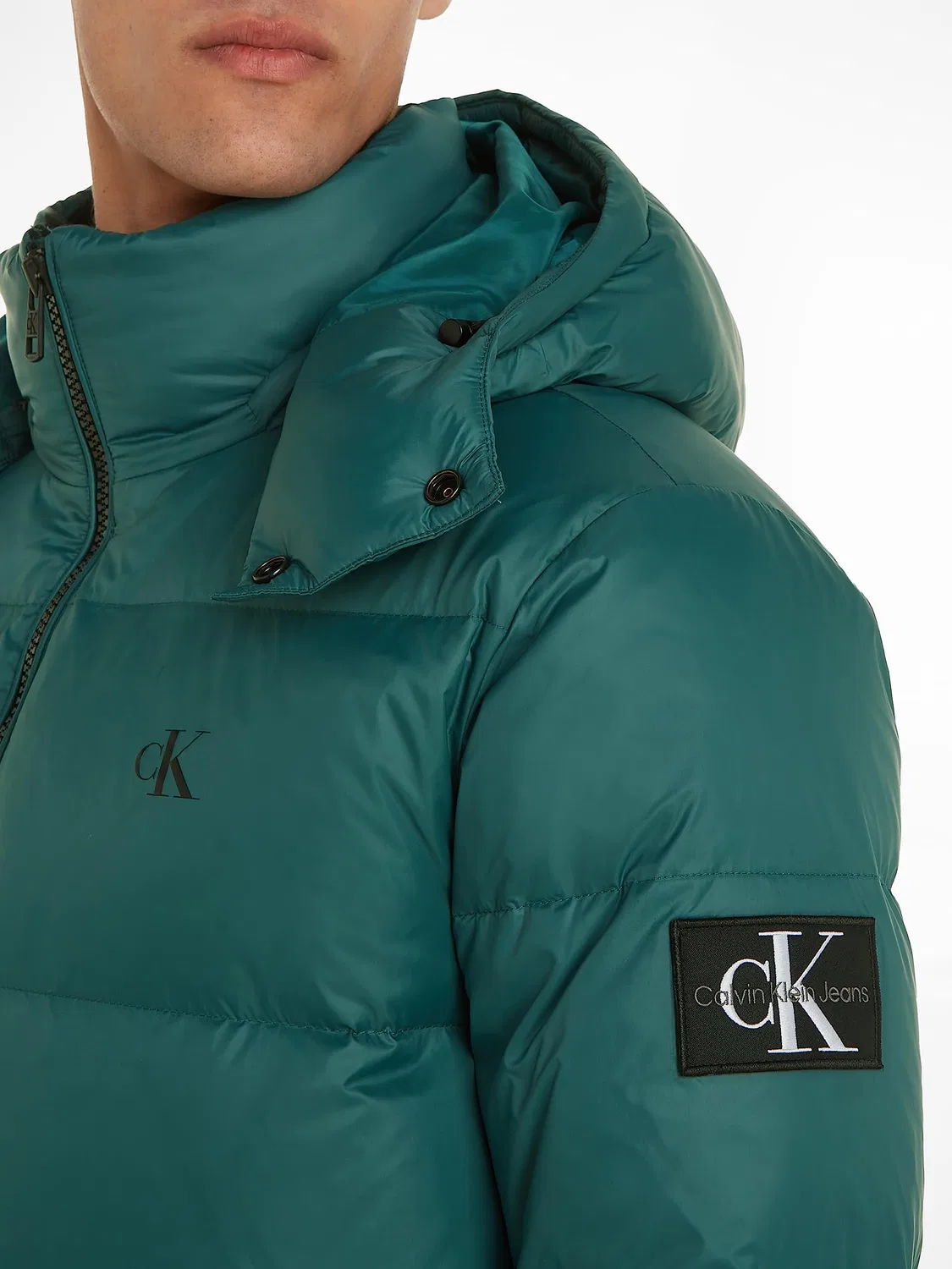 Мужская стеганая куртка Essentials Down Jacket Calvin Klein, Atlantic Deep — фото 3