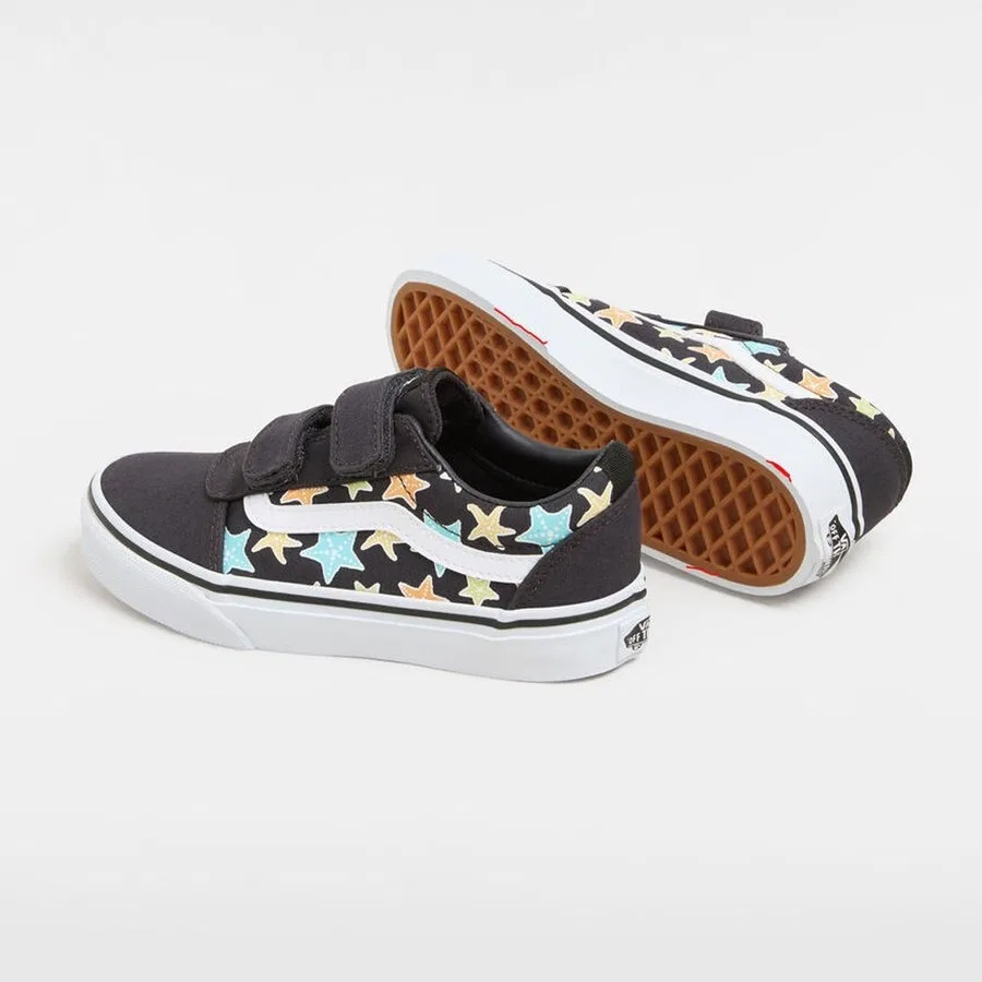 Кроссовки детские с плоской подошвой Ward V Vans, Черный — фото 3