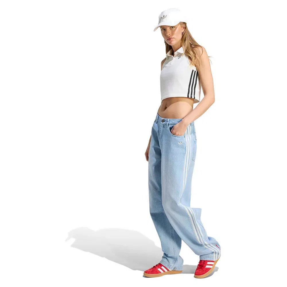 Женские джоггеры свободного кроя GFX Banana Adidas Originals, Blue — фото 4