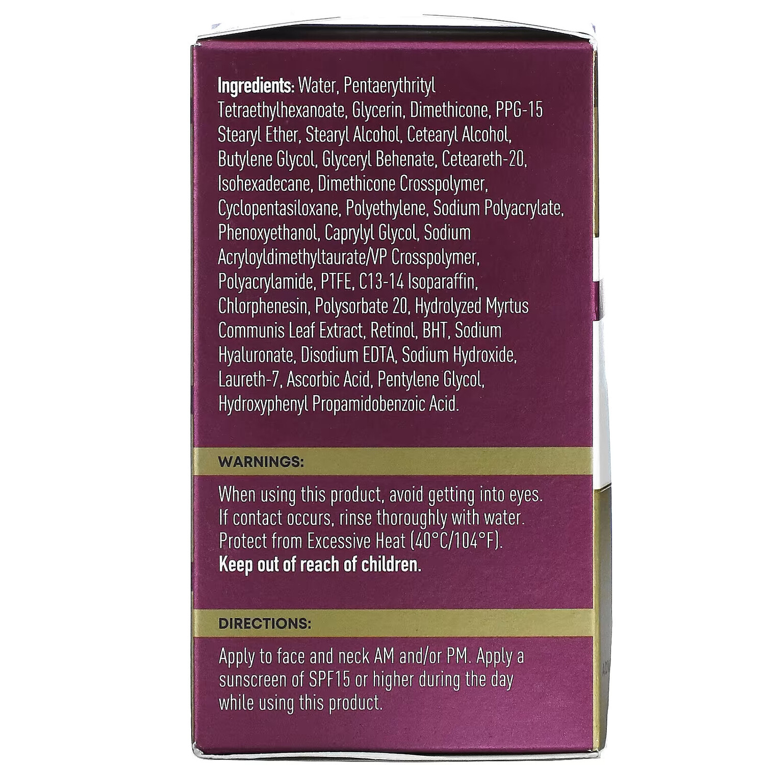 RoC, Retinol Correxion, крем для максимального увлажнения, без отдушек, 48 г (1,7 унции) — фото 4