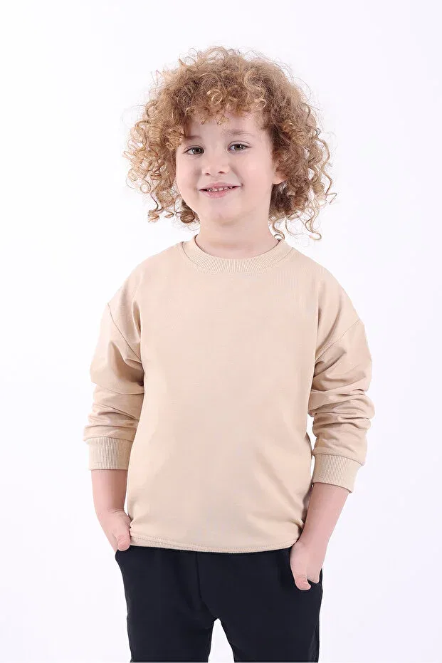 Детское худи для мальчиков оверсайз Lovexi, Beige