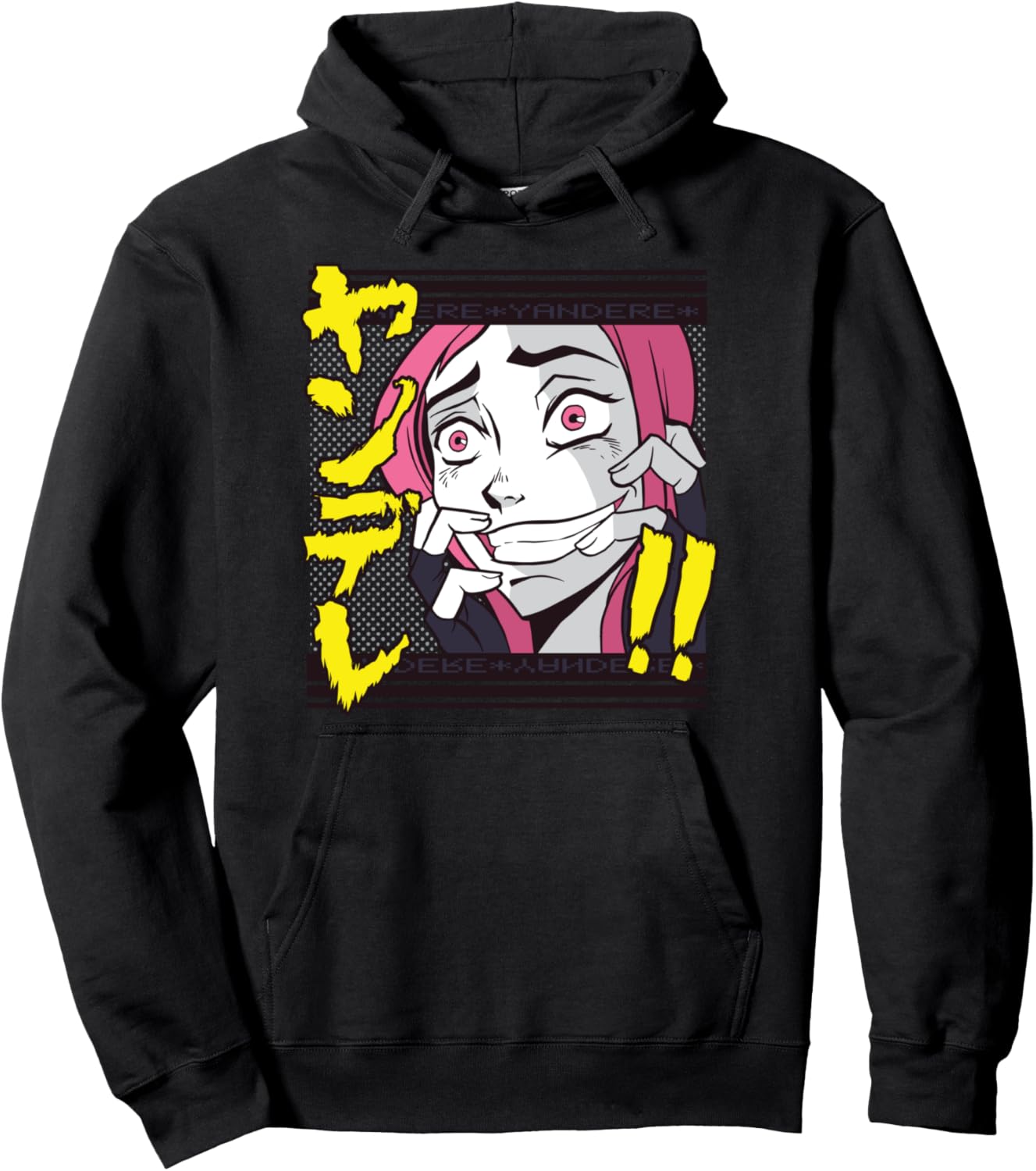 

Худи с изображением девушки Янделль в стиле аниме Epic Novelty Gifts, черный