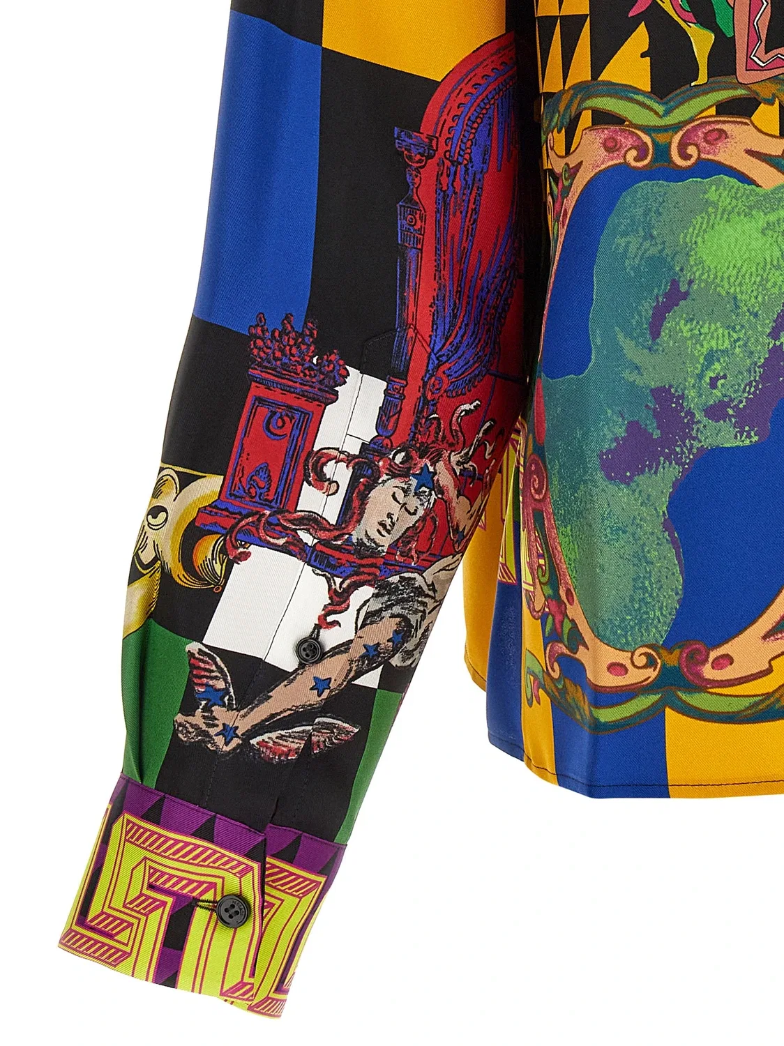 Рубашка Medusa Collage VERSACE, мультиколор — фото 4