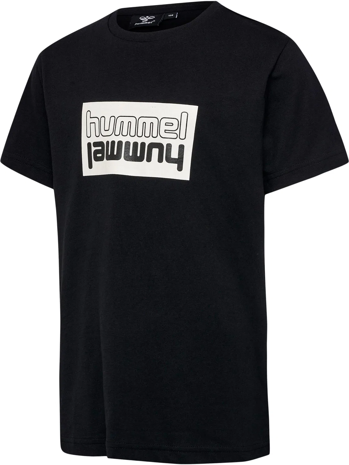 Детская футболка с круглым вырезом HMLDUO Hummel, Черный — фото 2