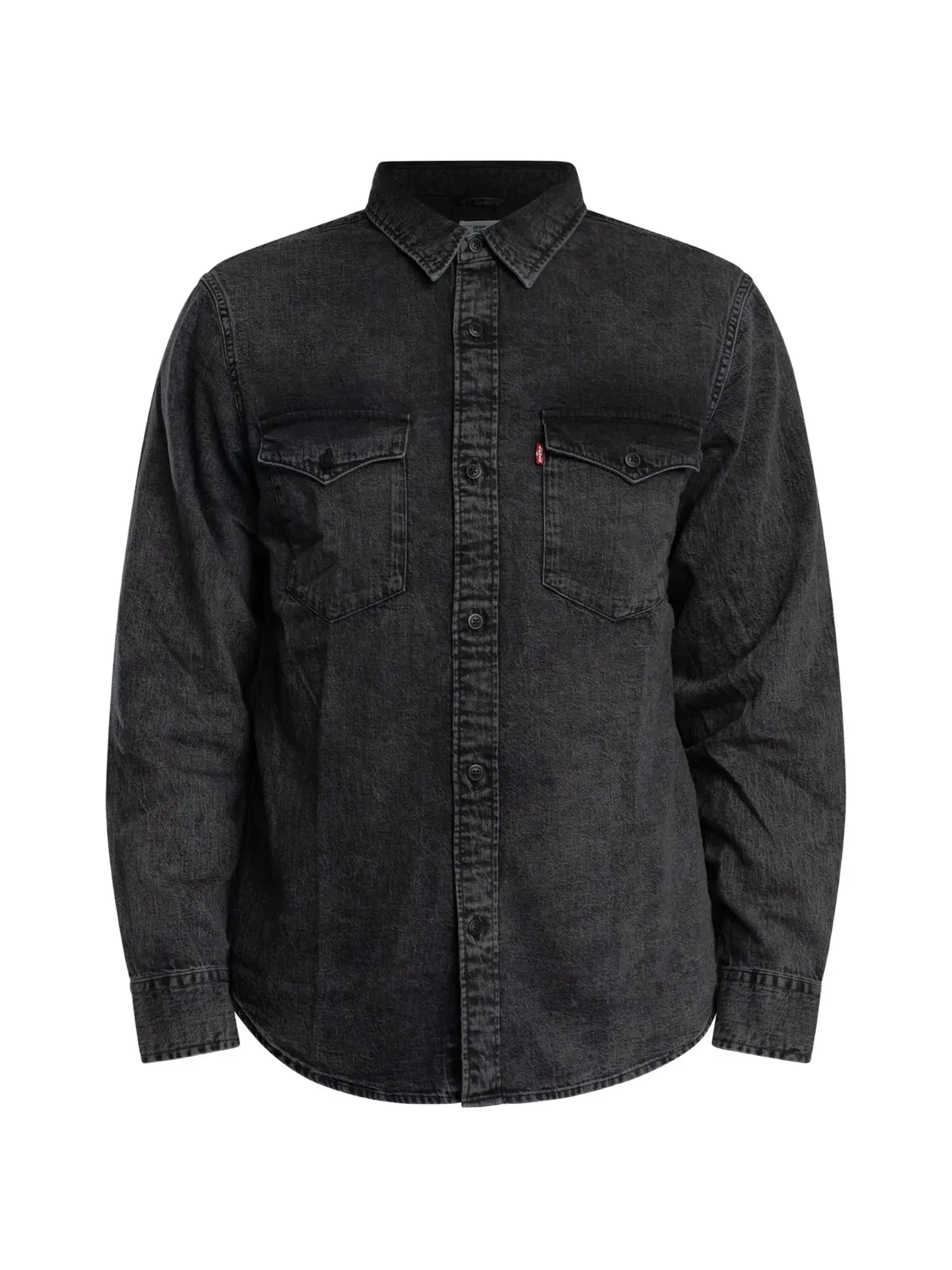 Джинсовая рубашка черная Levi's, черный