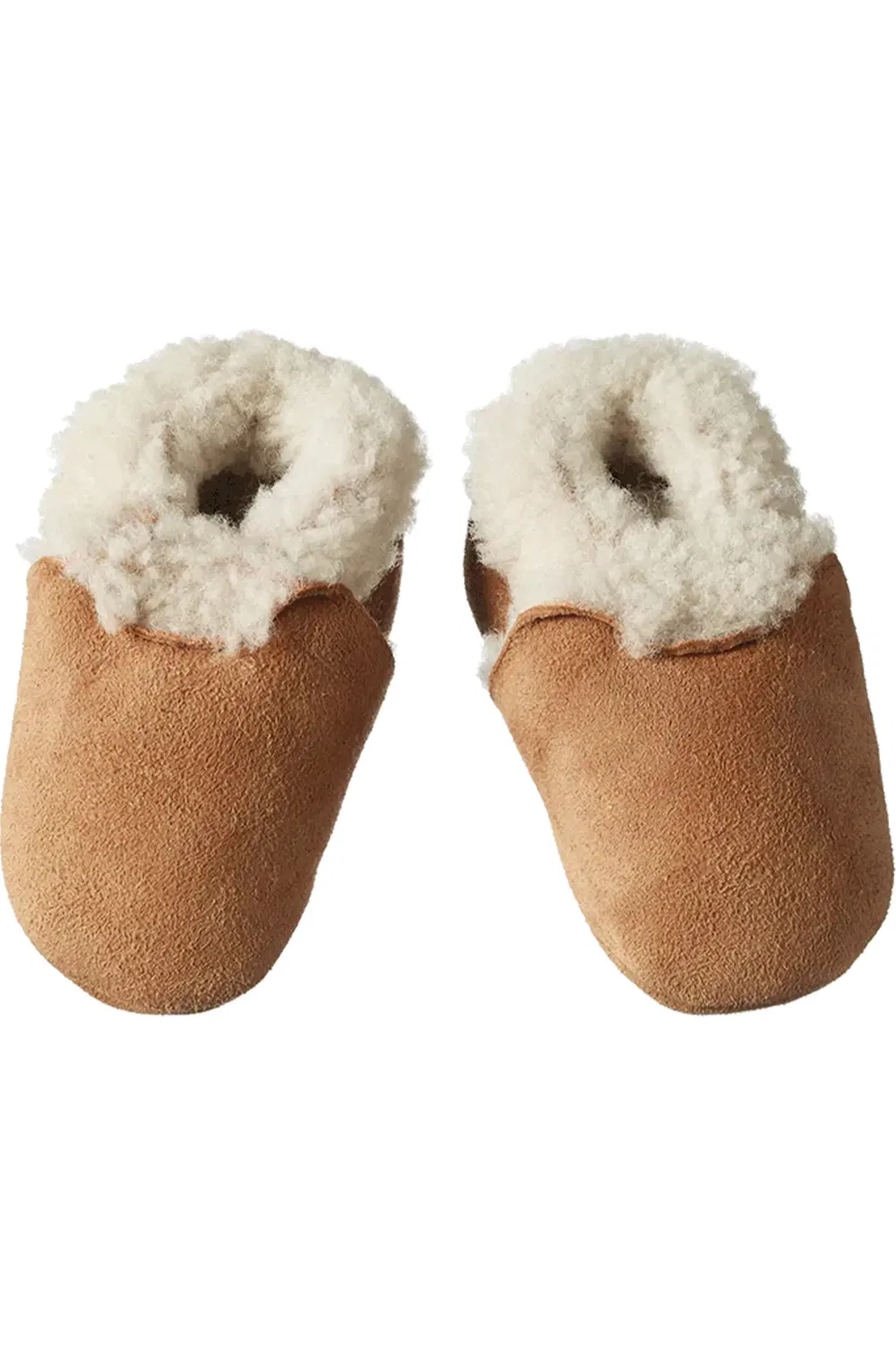 Детские ботинки на меху Nature Baby Genuine Shearling Lined Bootie, Cinnamon