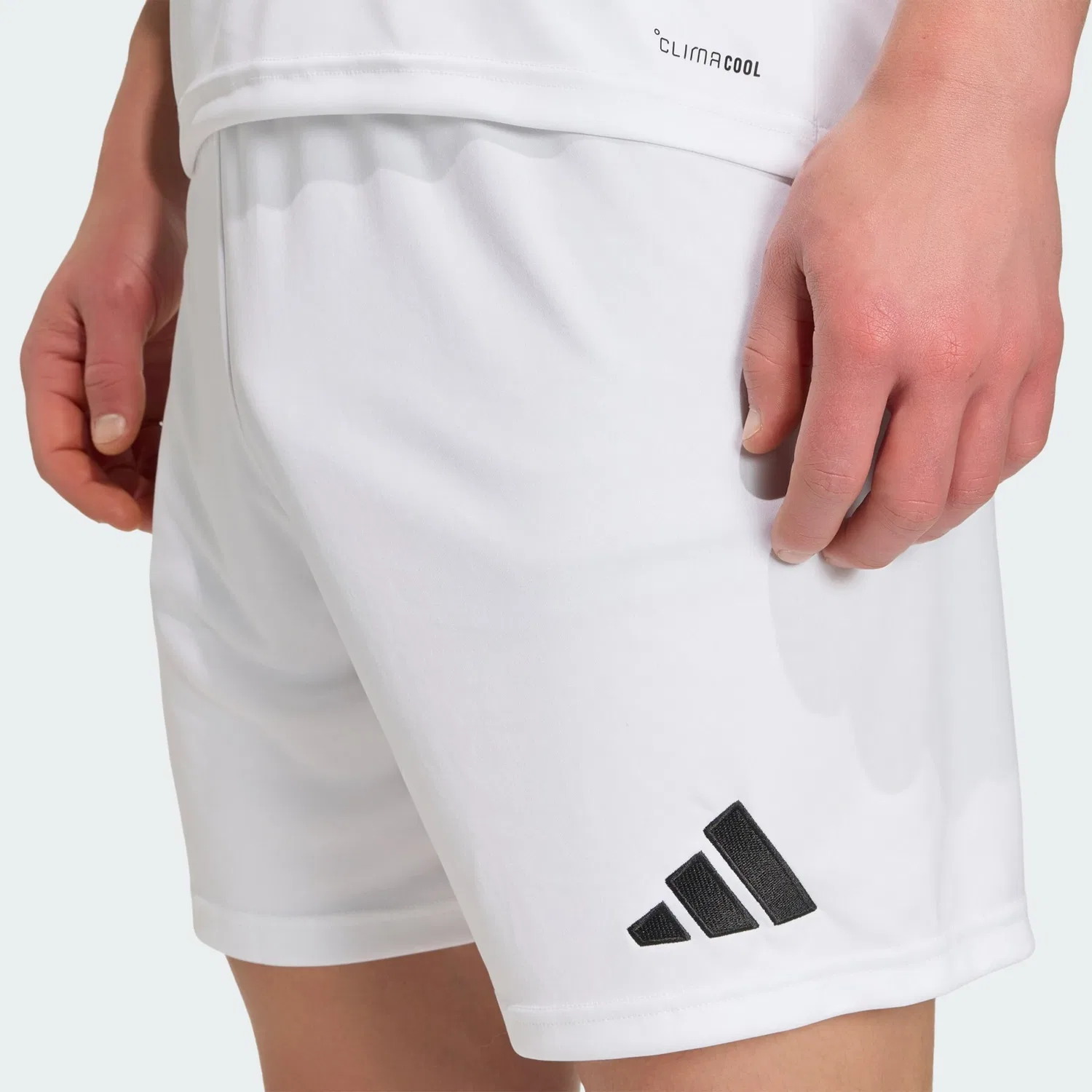 Спортивные шорты Adidas Performance свободного кроя Entrada26 белого цвета — фото 4