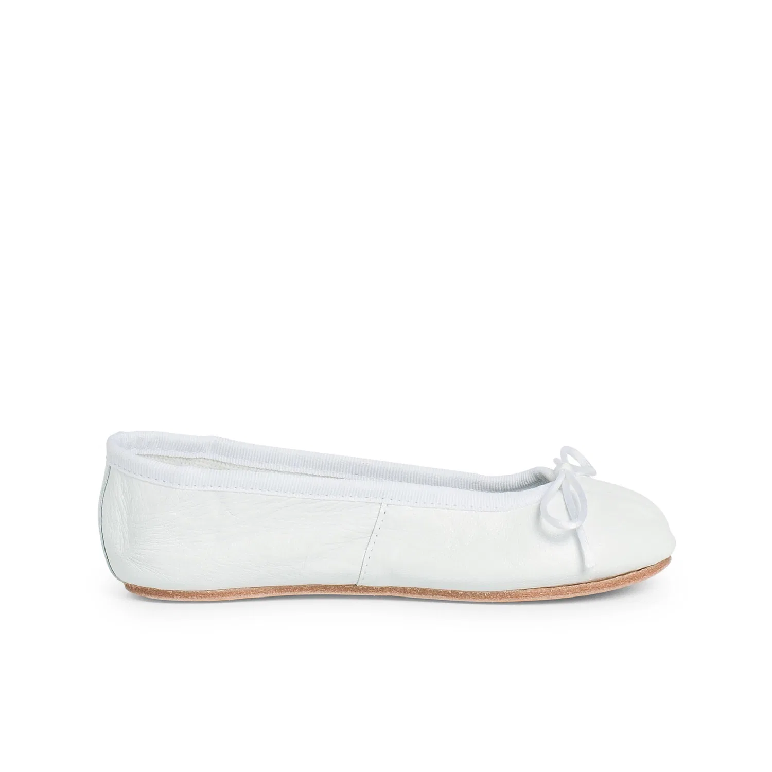 Детские балетки для девочек кожаные Pisamonas, White