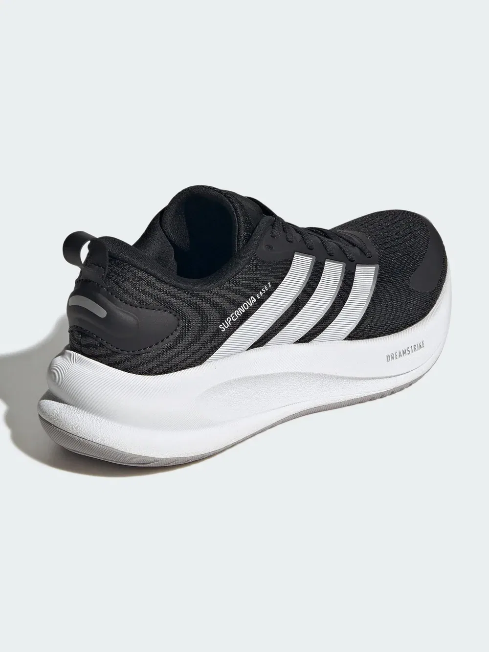 Кроссовки Supernova ease 2 унисекс для бега по улицам Adidas Performance, Core Black Ftwr White Core White — фото 4