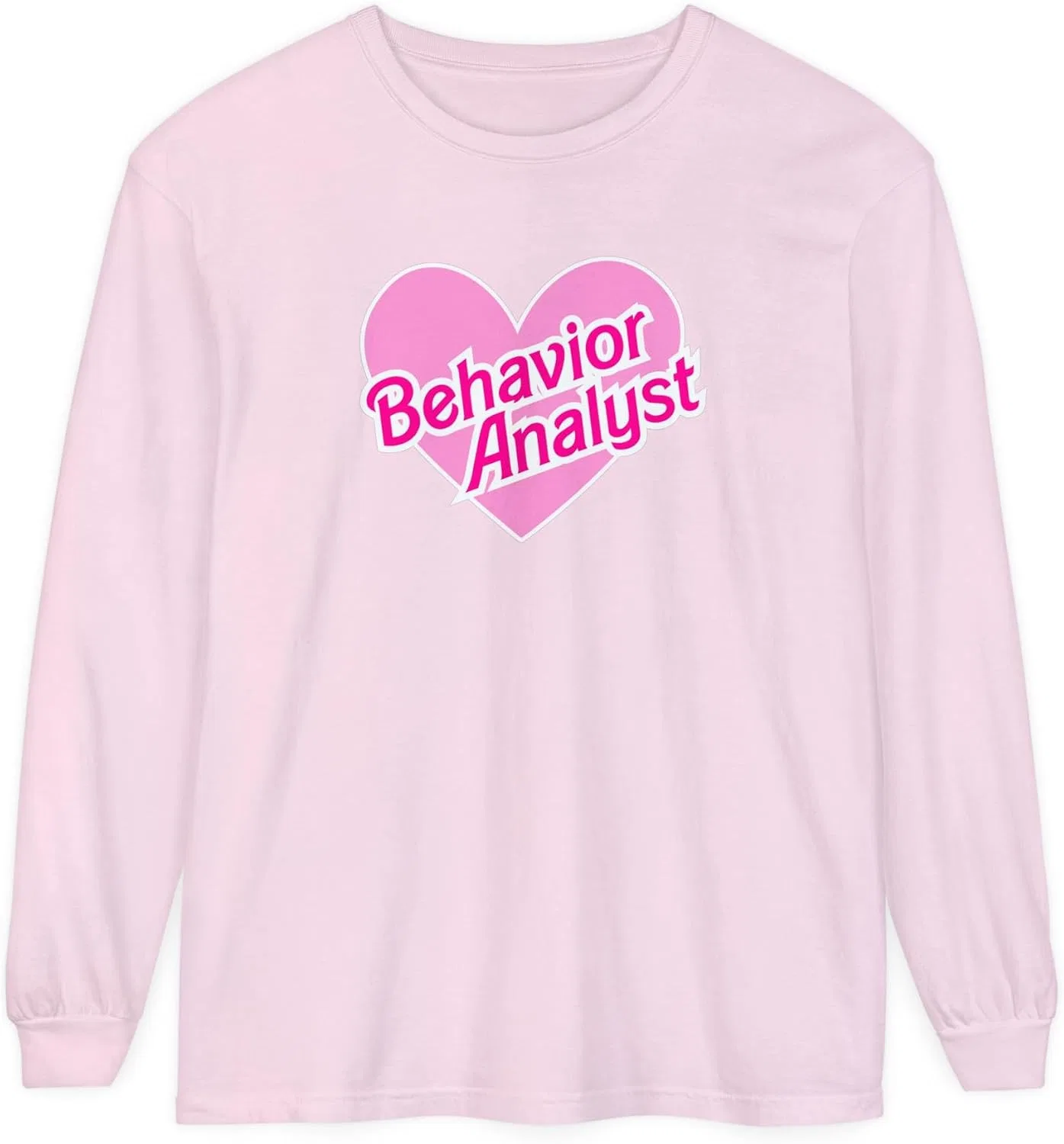 Футболка с длинным рукавом с кукольным принтом Comfort Colors, Blossom