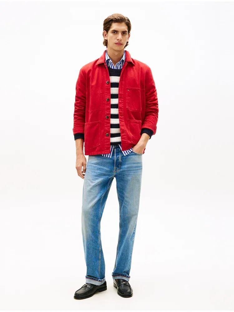 Куртка джинсовая, модель Chore TOMMY HILFIGER, Red — фото 2