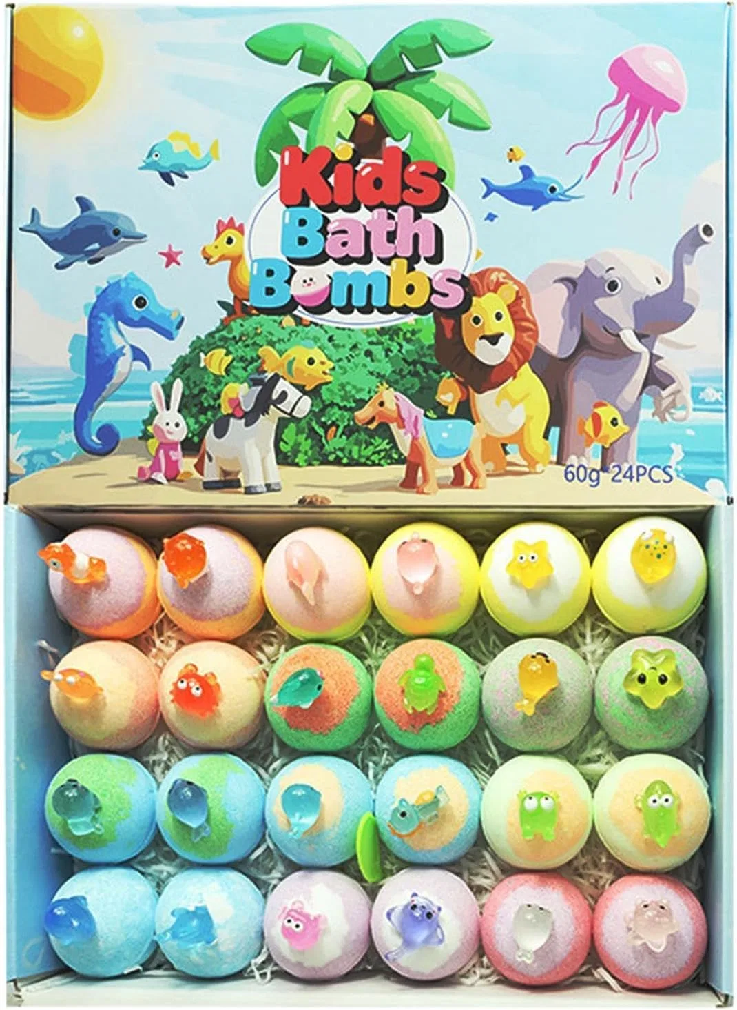 Generisch Мяч для душа, 24 шт