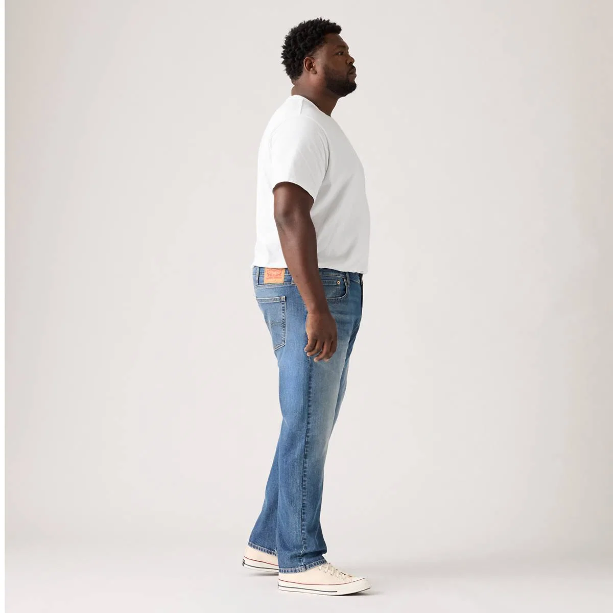 Мужские джинсы 502 зауженного кроя (большие размеры) Levi's, Top Tune Advanced Stretch - Medium Wash — фото 4