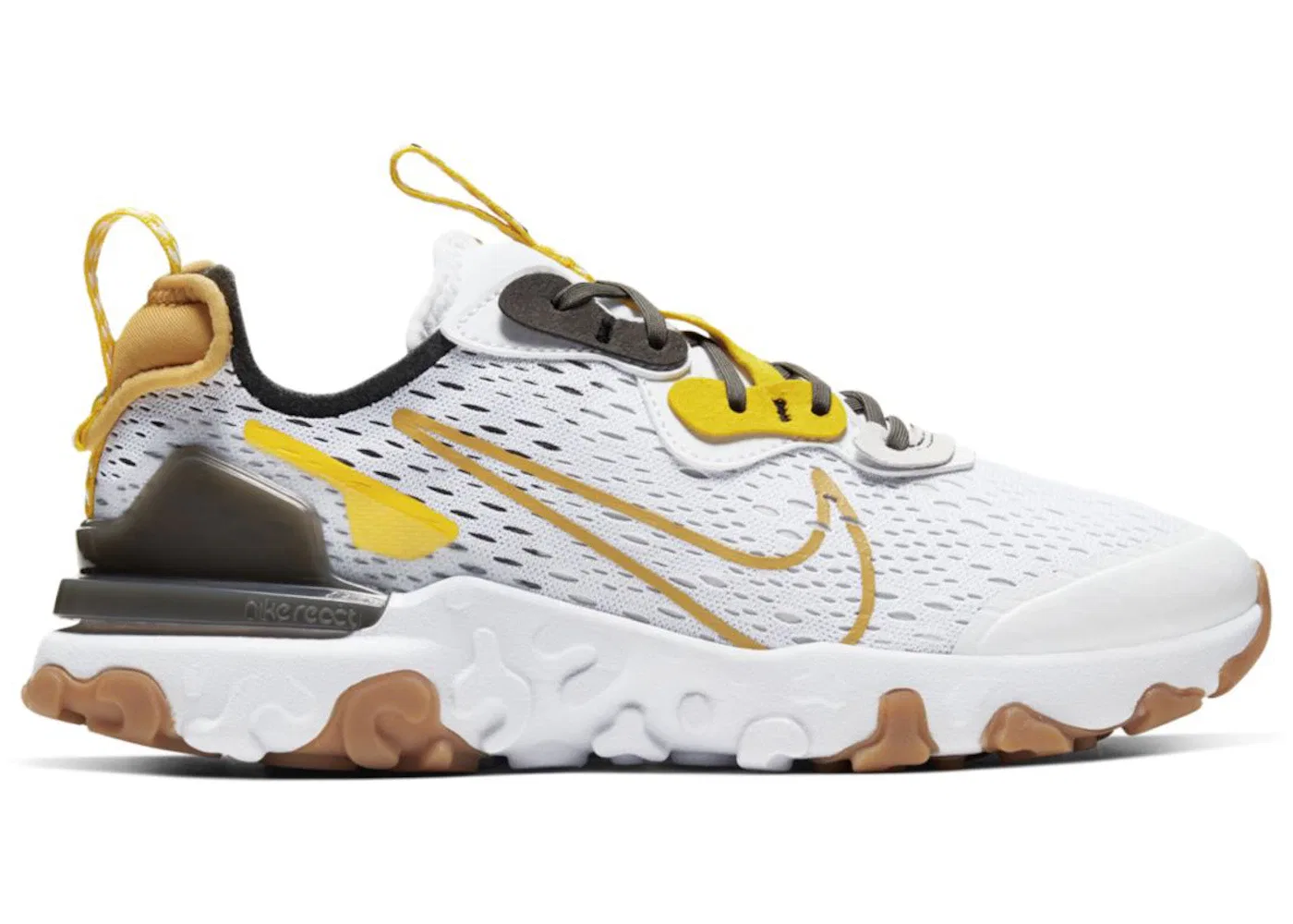 Детские кроссовки Lifestyle Nike React Vision Nike, White/Iron Grey/Vast Grey/Honeycomb