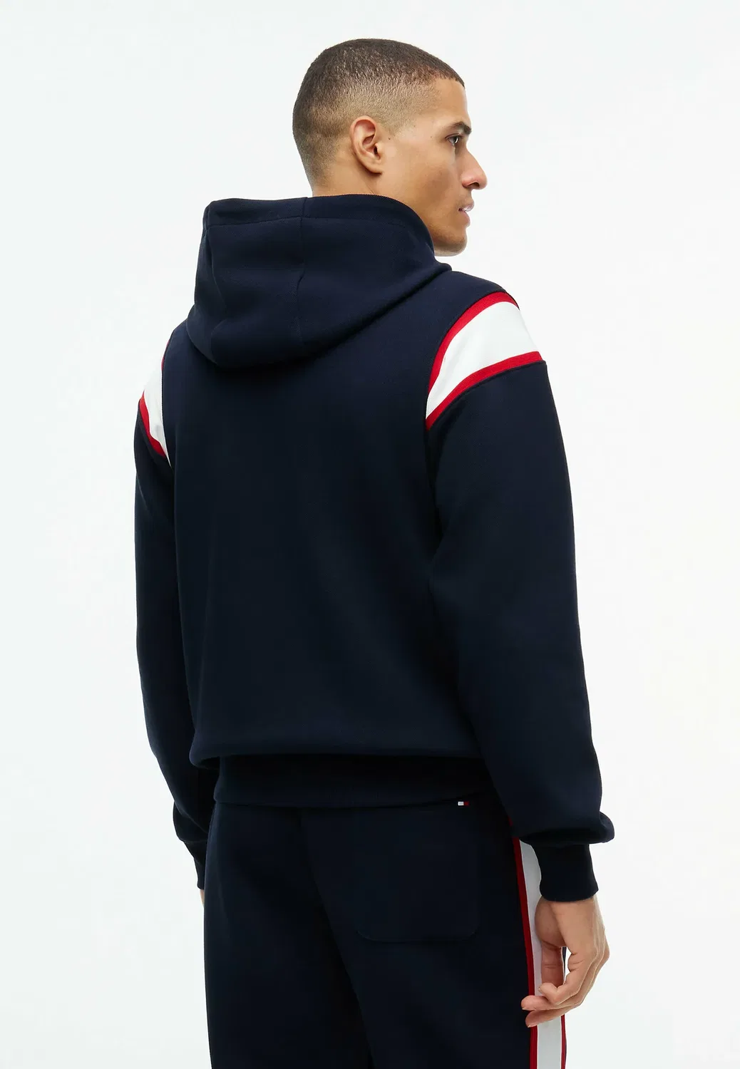 Толстовка Rwb pique h Bagde reg - толстовка с капюшоном Tommy Hilfiger, Navy Blue — фото 3